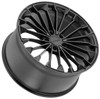 (Clearance - No Returns) 18x11 Victor Equipment Wurttemburg Matte Black w/ Gloss Black Face (Rotary Forged) 5x130 55mm