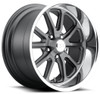 20x8.5 US Mags U111 Rambler Gray w/ Diamond Cut Lip 5x115 15mm