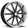 18x8 US Mags U117 Rambler Gloss Black Milled w/ Diamond Cut Lip 5x5/127 1mm