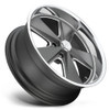 18x8 US Mags U120 Roasdster Anthracite w/ Polished Lip 5x5/127 1mm