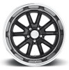 18x8 US Mags U121 Rambler Gloss Black w/ Diamond Cut Lip 5x4.75/120.7 1mm