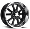 20x8 US Mags U121 Rambler Gloss Black w/ Diamond Cut Lip 5x4.75/120.7 1mm