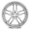 20x10 US Mags U127 C-Ten Chrome  5x4.75/120.7 1mm