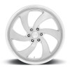 24x9 US Mags U134 Desperado Silver Brushed Milled w/ Diamond Cut Lip (Bi-Directional) (Right) 5x5/127 1mm
