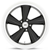 22x10.5 US Mags U136 TS Gloss Black w/ Diamond Cut Lip 5x5/127 0mm