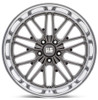 22x9 US Mags U139 Santa Cruz Anthracite w/ Diamond Cut Lip 5x5/127 15mm