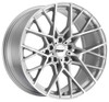 (Clearance - No Returns) 20x10 TSW Sebring Silver w/ Mirror Cut Face 5x4.25/108 40mm