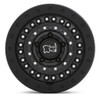 (Clearance - No Returns) 20x9 Black Rhino Barricade Gun Black w/ Black Rock Guard 6x120 10mm