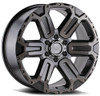 18x9 Black Rhino Wanaka Matt Gunmetal w/ Brushed Face & Tinted 6x5.5/139.7 12mm