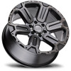 18x9 Black Rhino Wanaka Matt Gunmetal w/ Brushed Face & Tinted 6x5.5/139.7 12mm