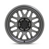 (Clearance - No Returns) 18x9.5 Black Rhino Delta Matte Gunmetal 5x150 12mm