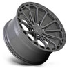 (Clearance - No Returns) 17x9.5 Black Rhino Kaizen Matte Gunmetal (Rotary Forged) 6x5.5/139.7 -12mm