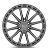 (Clearance - No Returns) 20x9.5 Black Rhino Kaizen Matte Gunmetal (Rotary Forged) 6x135 12mm