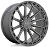(Clearance - No Returns) 20x9.5 Black Rhino Kaizen Matte Gunmetal (Rotary Forged) 6x4.5/114.3 18mm
