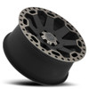 17x9 Black Rhino Warlord Matte Black w/ Machined Dark Tint Lip 8x6.5/165 12mm
