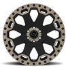 (Clearance - No Returns) 17x9 Black Rhino Warlord Matte Black w/ Machined Dark Tint Lip 8x180 -12mm
