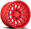 (Clearance - No Returns) 20x9.5 Black Rhino Raid Matte Red 6x5.5/139.7 12mm