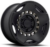 (Clearance - No Returns) 17x9 Black Rhino Muzzle Matte Black w/ Machined Tinted Ring 6x5.5/139.7 -18mm
