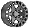(Clearance - No Returns) 17x8 Black Rhino York Matte Gunmetal 5x4.5/114.3 35mm