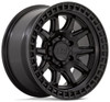 (Clearance - No Returns) 17x8.5 Black Rhino Calico Matte Black 6x5.5/139.7 -10mm