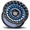 (Clearance - No Returns) 20x9.5 Black Rhino Sentinel Cobalt Blue w/ Black Lip 8x6.5/165 12mm