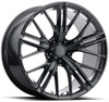 (Clearance - No Returns) 20x10 Performance Replicas PR194 Gloss Black Machined Under Cut 5x120 35mm
