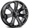 20x9 Performance Replicas PR166 Gloss Black 6x5.5/139.7 24mm