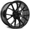 22x9.5 Performance Replicas PR161 Gloss Black 5x5/127 35mm