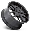 20x9.5 American Racing AR942 Matte Black w/ Gloss Black Lip 5x115 15mm