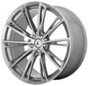 22x9 Asanti ABL-30 Titanium Brushed 5x115 15mm