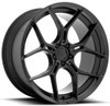 22x9 Asanti ABL-37 Satin Black  5x4.5/114.3 38mm