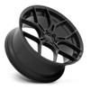 22x9 Asanti ABL-37 Satin Black  5x4.5/114.3 38mm