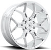 (Clearance - No Returns) 24x10 Asanti ABL-38 Chrome 6x135 35mm