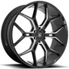22x9.5 Asanti ABL-38 Gloss Black Milled 6x120 38mm