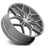 22x9.5 Asanti ABL-38 Titanium Brushed 6x135 38mm