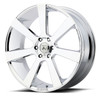 (Clearance - No Returns) 26x10 Asanti ABL-15 Chrome 6x5.5/139.7 30mm