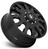 20x8.25 Fuel Off-Road Blitz Gloss Black Dually Front D675 8X165.1 105MM 121.5 C.B.