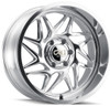 20x10 Cali Off-Road Gemini 9112P Polished w/ Milled Spokes 6x5.5/139.7 -25mm