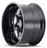22x12 Cali Off-Road Sevenfold 9111BM Gloss Black w/ Milled Spokes (* May Require Trimming) 6x5.5/139.7 -51mm