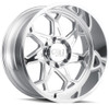 20x10 Cali Off-Road Sevenfold 9111P Polished  8x170 -25mm