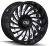 20x10 Cali Off-Road Switchback 9108BM Gloss Black Milled 6x5.5/139.7 -25mm