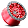 17x9 Dirty Life 9303 DT-1 Crimson Candy Red w/ Simulated Beadlock Black Ring 5x5/127 -38mm