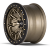 17x9 Dirty Life 9303 DT-1 Satin Gold w/ Simulated Beadlock Black Ring 5x5/127 -38mm
