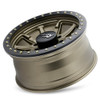 20x9 Dirty Life 9304 DT-2 Satin Gold w/ Simulated Beadlock Ring 8x6.5/165 0mm