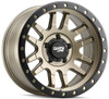 17x9 Dirty Life 9309 Canyon Pro Satin Gold w/ Simulated Beadlock Black Ring 6x5.5/139.7 0mm