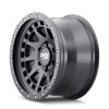 17x9 Dirty Life 9311 Enigma Pro Matte Black w/ Simulated Beadlock Black Ring 6x5.5/139.7 -38mm