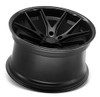 22x9 Ferrada FR2 Matte Black w/ Gloss Black Lip 5x112 30mm