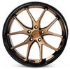 22x9 Ferrada FR2 Matte Bronze w/ Gloss Black Lip 5x4.25/108 40mm