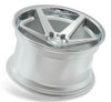 22x10.5 Ferrada FR3 Machine Silver w/ Chrome Lip 5x120 40mm