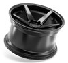 19x8.5 Ferrada FR3 Matte Black w/ Gloss Black Lip 5x112 42mm